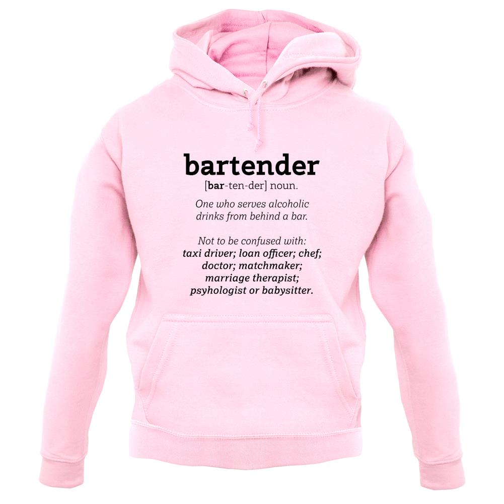 Bartender Definition unisex hoodie Bartender Definition unisex hoodie