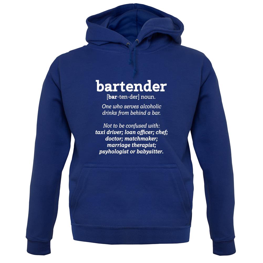 Bartender Definition unisex hoodie Bartender Definition unisex hoodie
