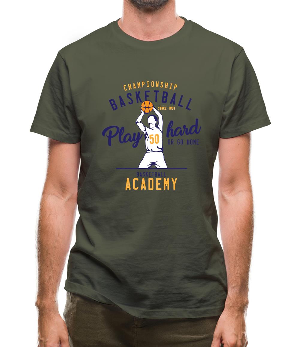 Basketball - Play Hard or Go Home Mens T-Shirt Basketball - Play Hard or Go Home Mens T-Shirt