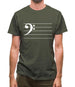 Bass Cleff Mens T-Shirt Bass Cleff Mens T-Shirt
