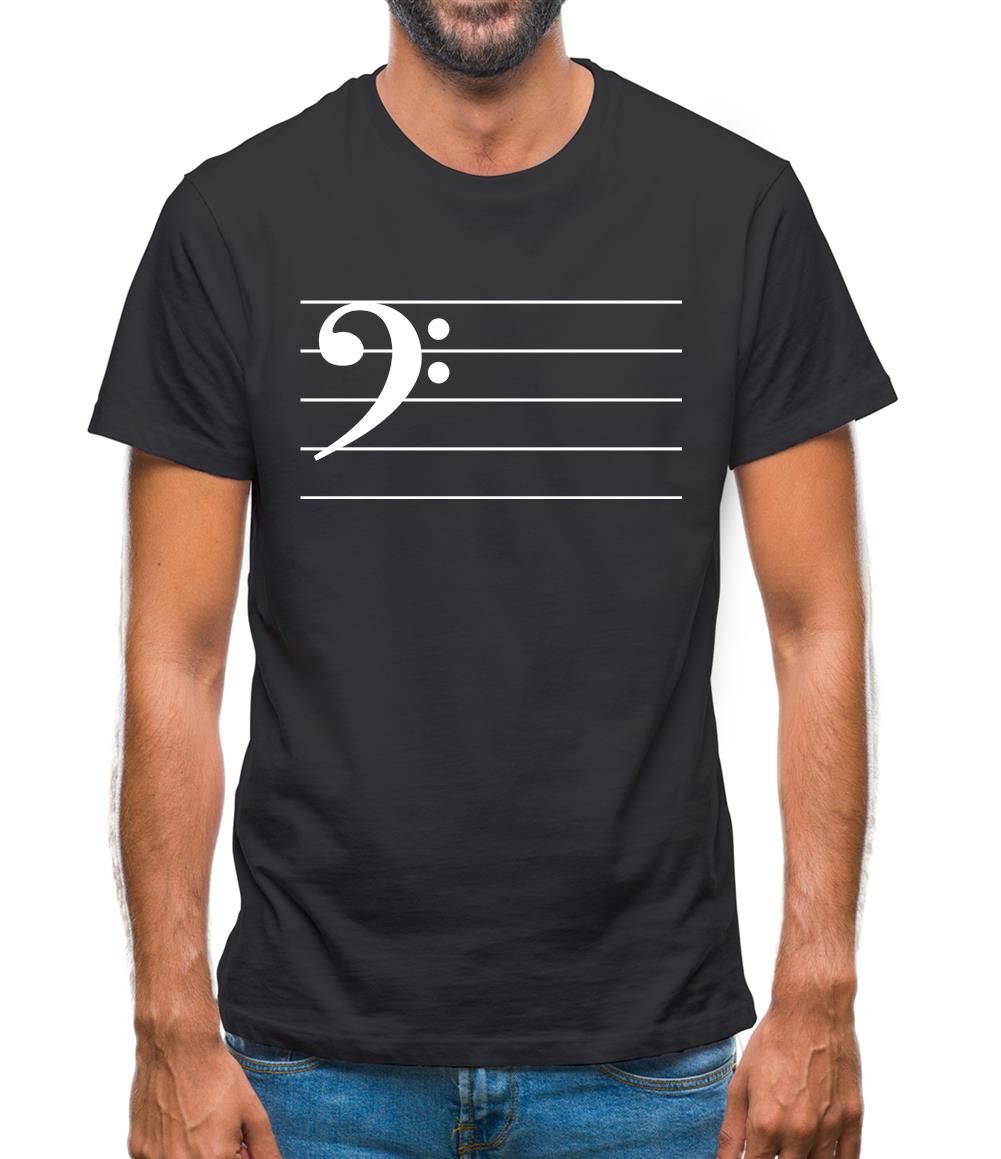 Bass Cleff Mens T-Shirt Bass Cleff Mens T-Shirt