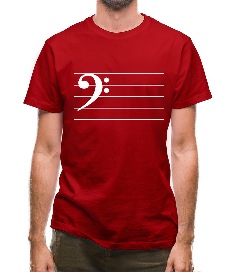 Bass Cleff Mens T-Shirt Bass Cleff Mens T-Shirt