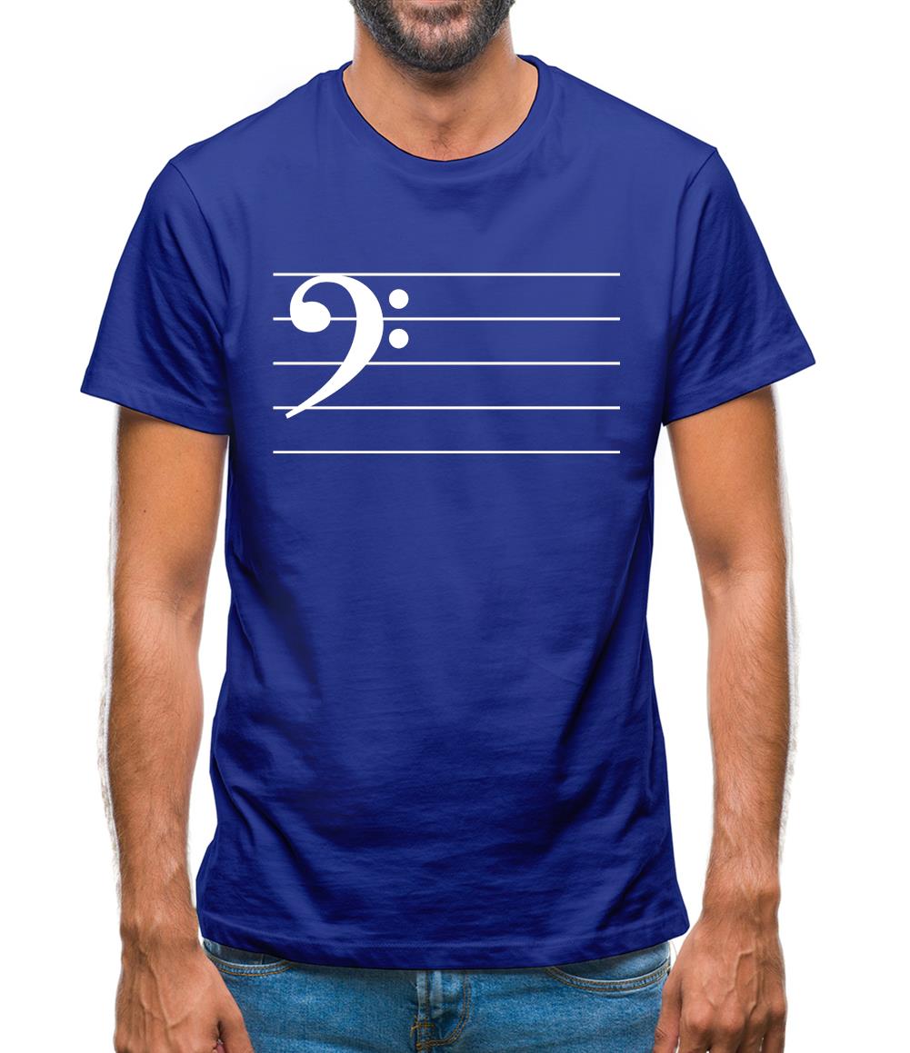 Bass Cleff Mens T-Shirt Bass Cleff Mens T-Shirt