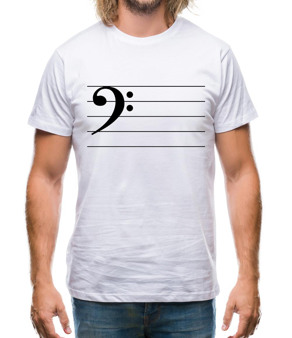 Bass Cleff Mens T-Shirt Bass Cleff Mens T-Shirt