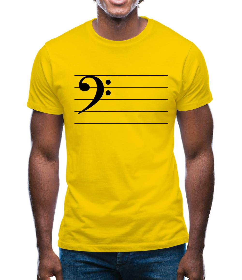 Bass Cleff Mens T-Shirt Bass Cleff Mens T-Shirt