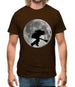 Bass Player Moon Mens T-Shirt Bass Player Moon Mens T-Shirt