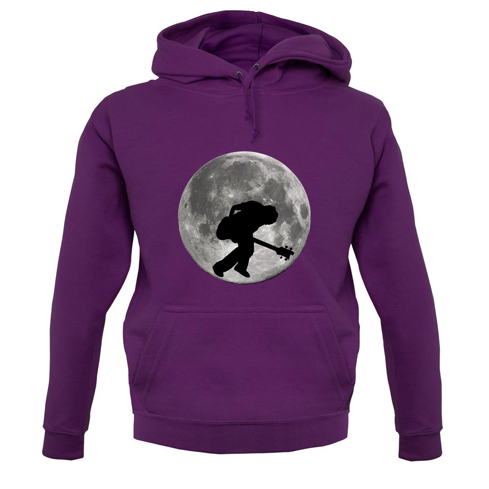Bass Player Moon unisex hoodie Bass Player Moon unisex hoodie