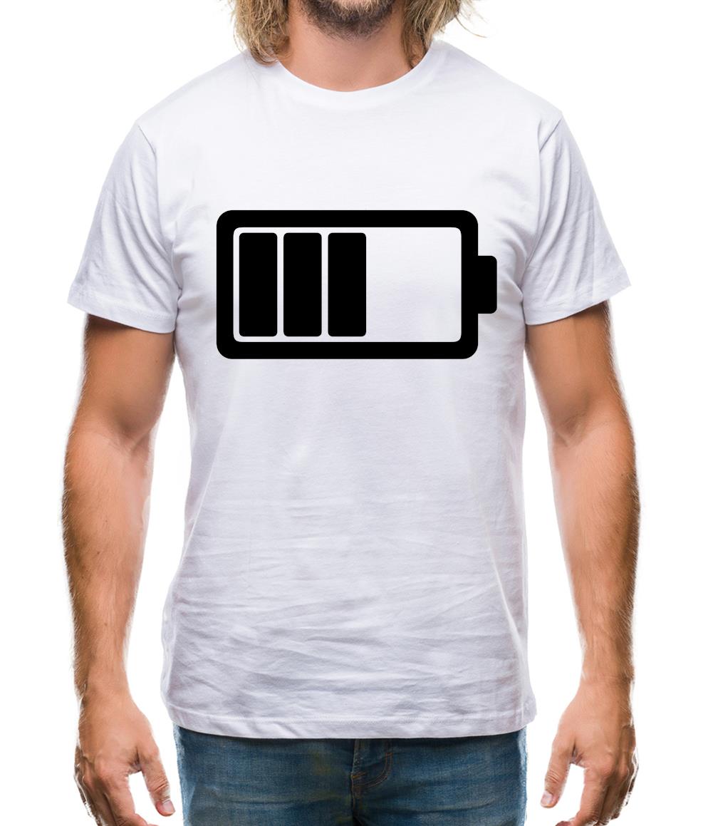Battery Symbol Mens T-Shirt Battery Symbol Mens T-Shirt
