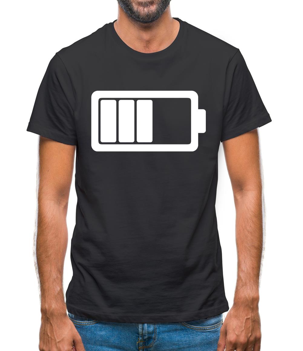 Battery Symbol Mens T-Shirt Battery Symbol Mens T-Shirt