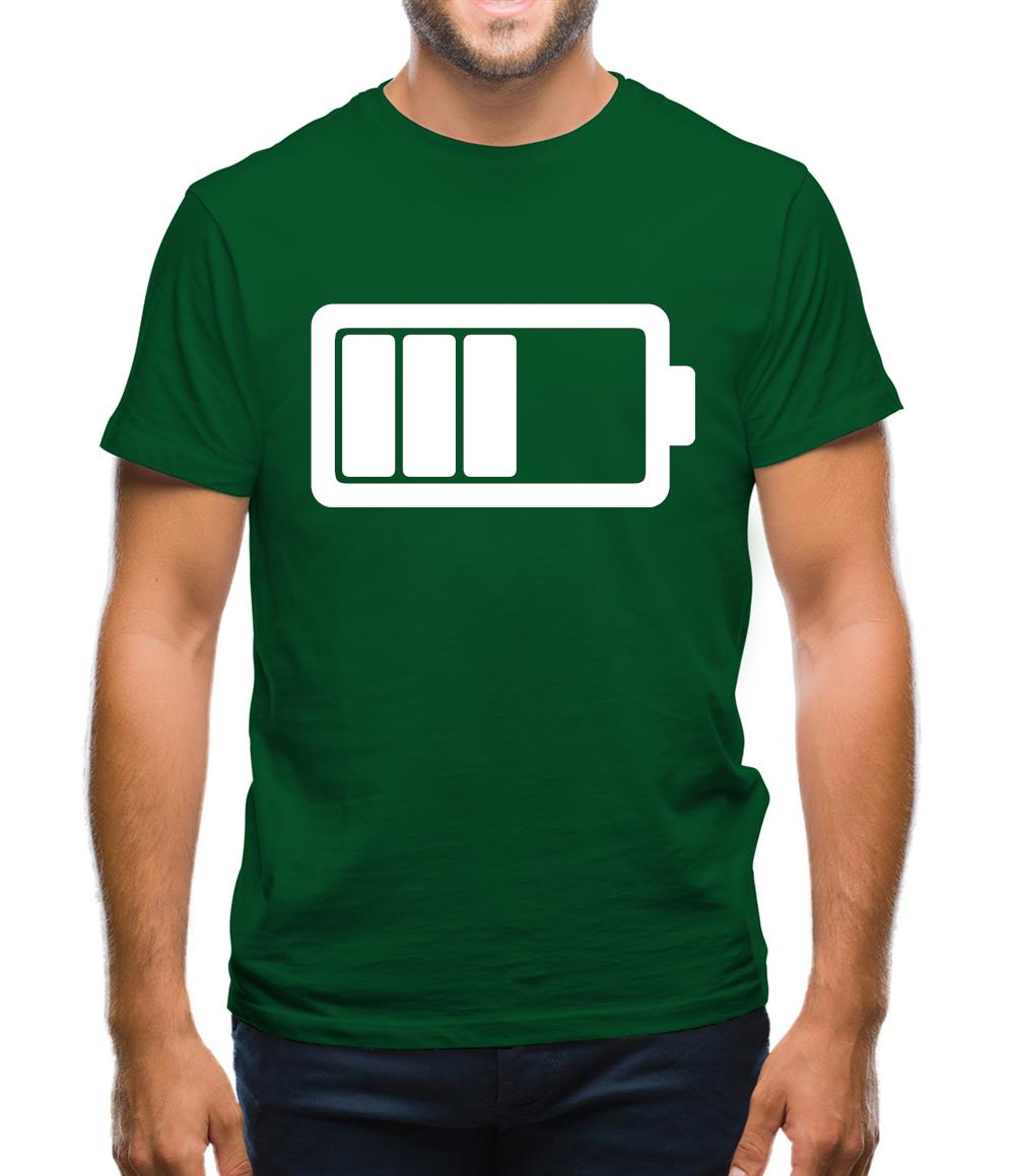Battery Symbol Mens T-Shirt Battery Symbol Mens T-Shirt
