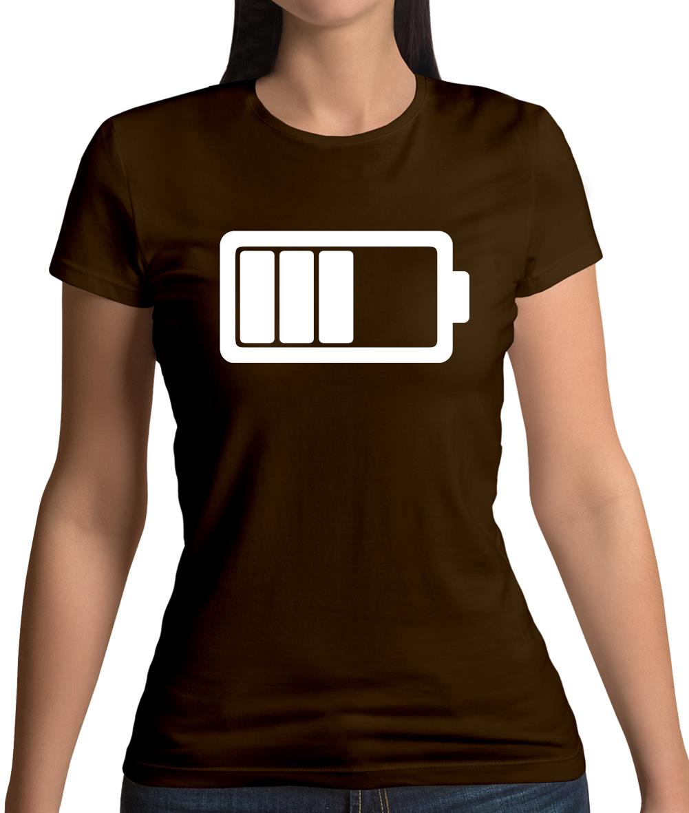 Battery Symbol Womens T-Shirt Battery Symbol Womens T-Shirt