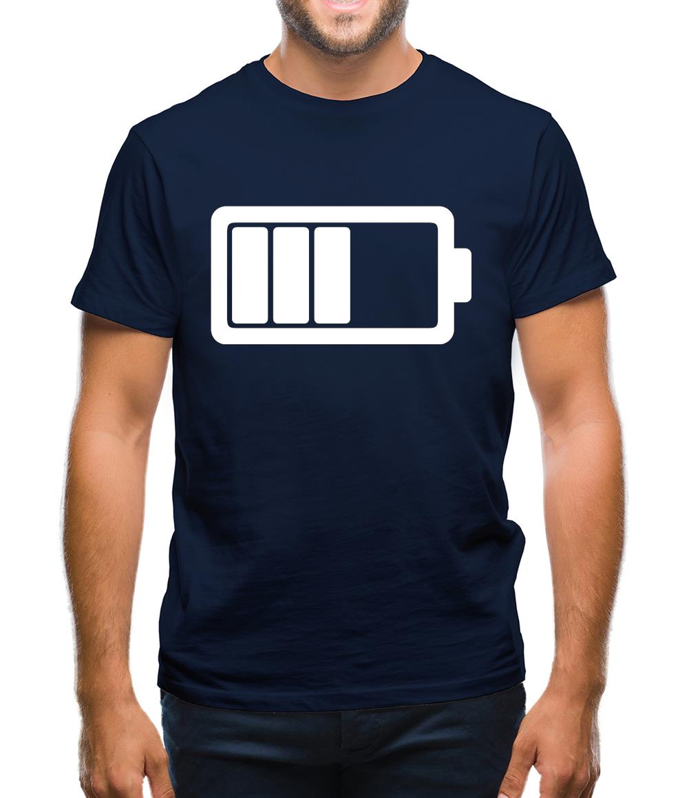 Battery Symbol Mens T-Shirt Battery Symbol Mens T-Shirt