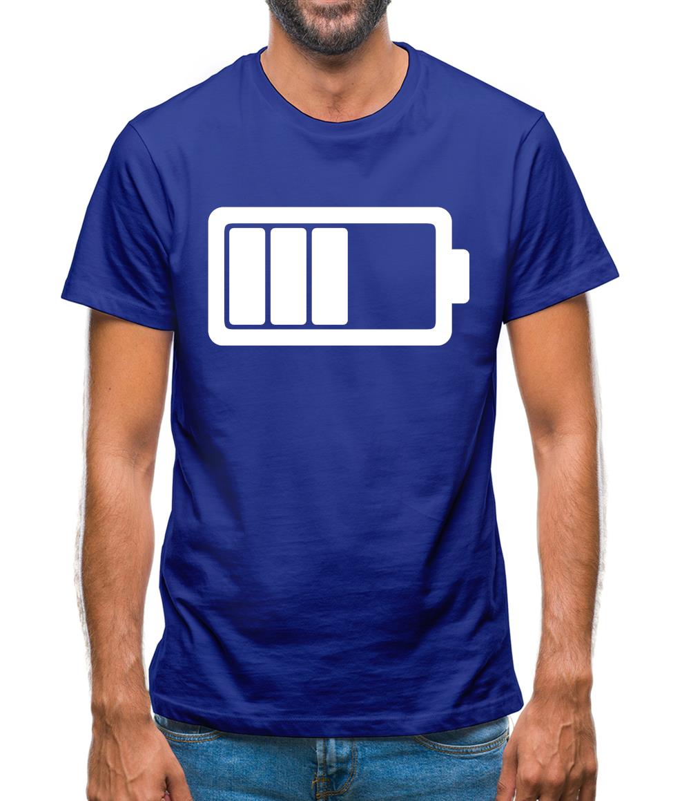 Battery Symbol Mens T-Shirt Battery Symbol Mens T-Shirt