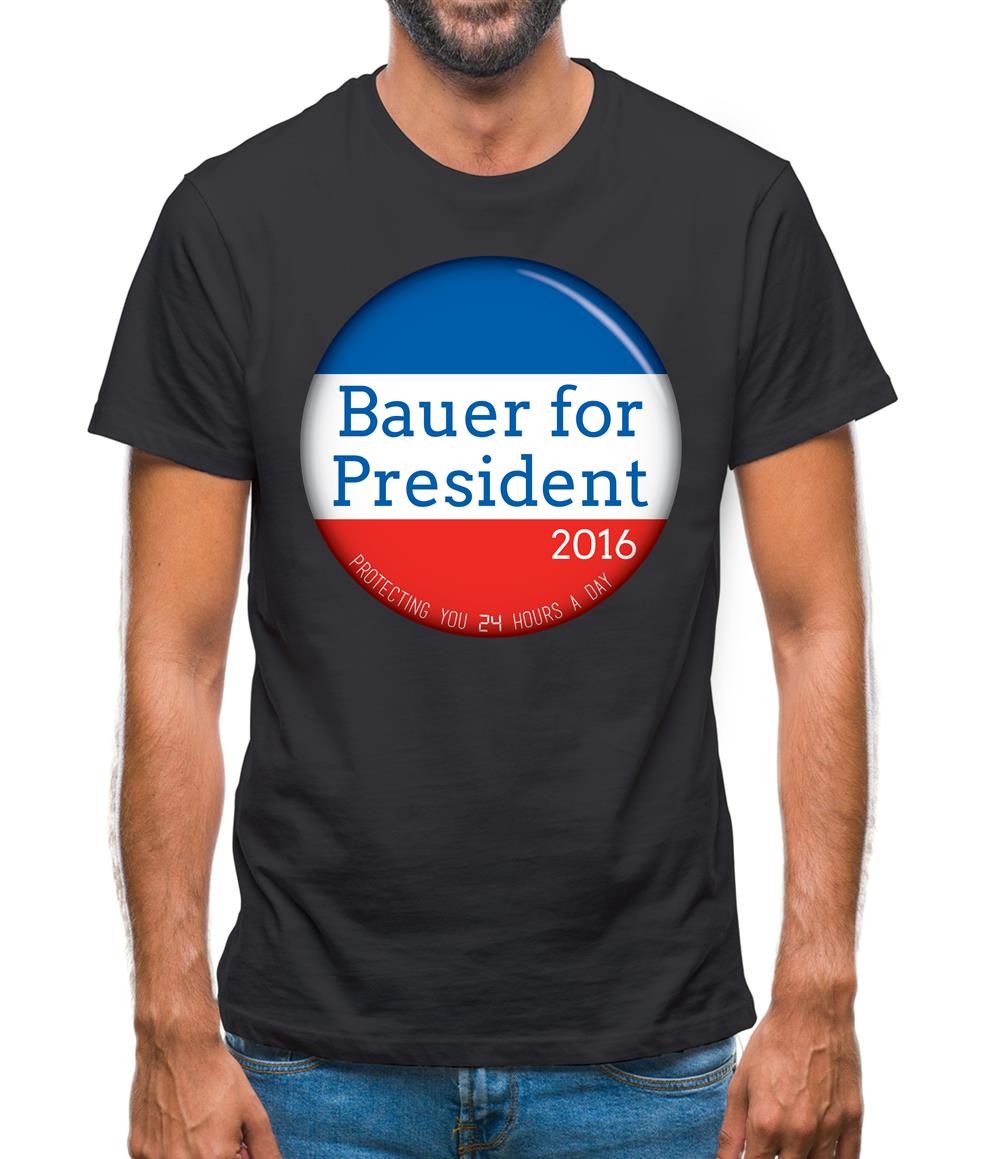 Bauer For President Mens T-Shirt Bauer For President Mens T-Shirt