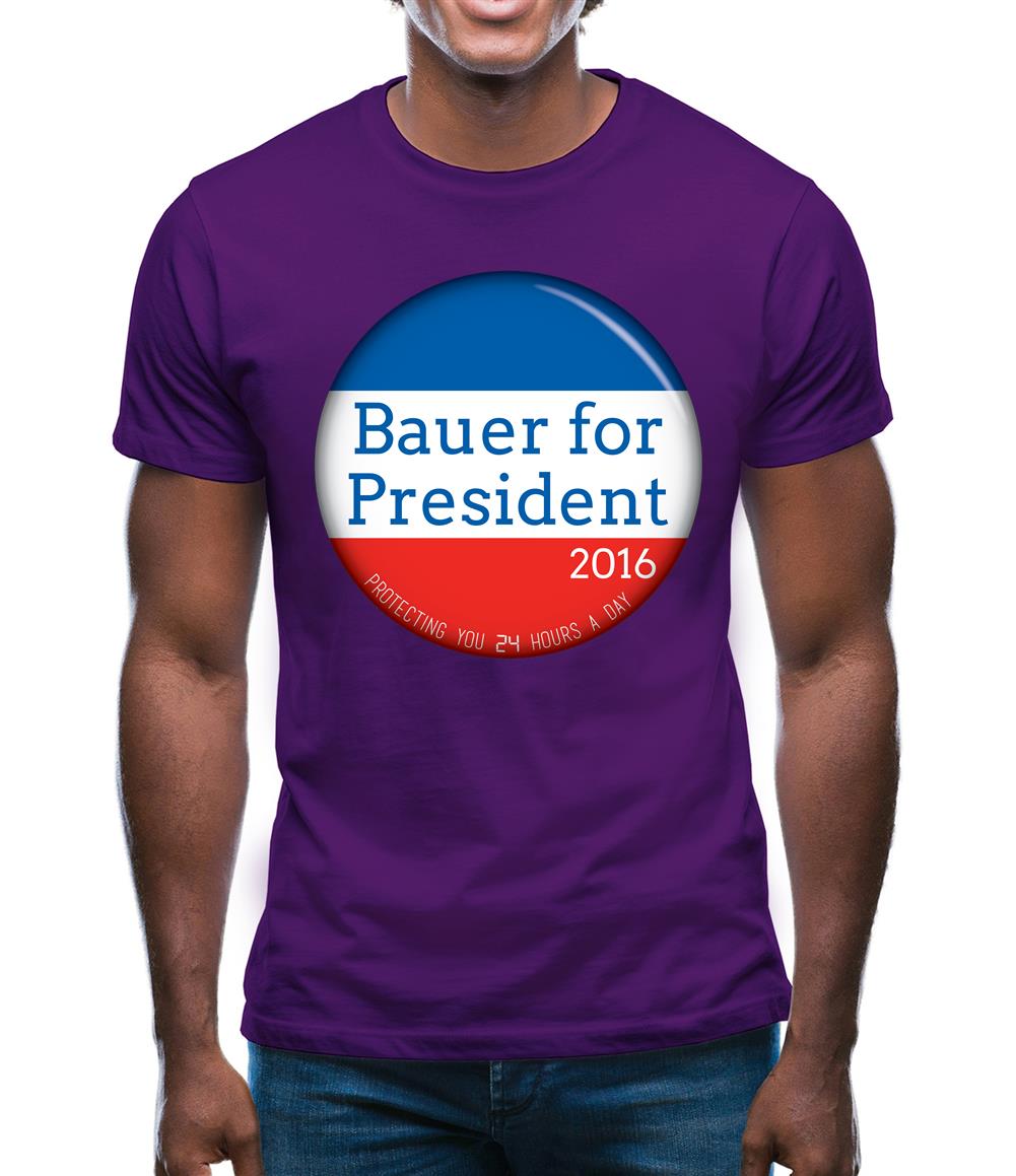 Bauer For President Mens T-Shirt Bauer For President Mens T-Shirt