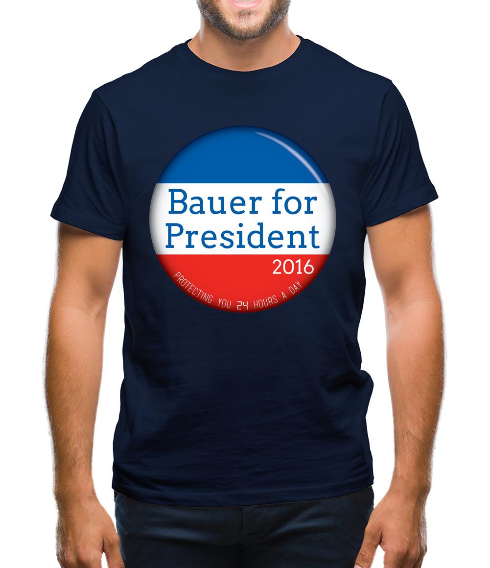 Bauer For President Mens T-Shirt Bauer For President Mens T-Shirt