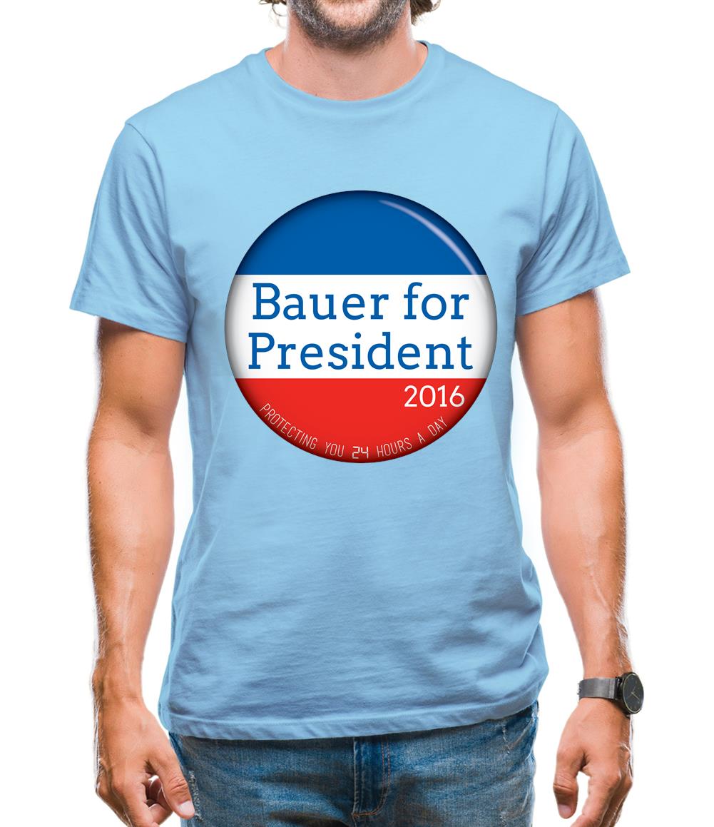 Bauer For President Mens T-Shirt Bauer For President Mens T-Shirt