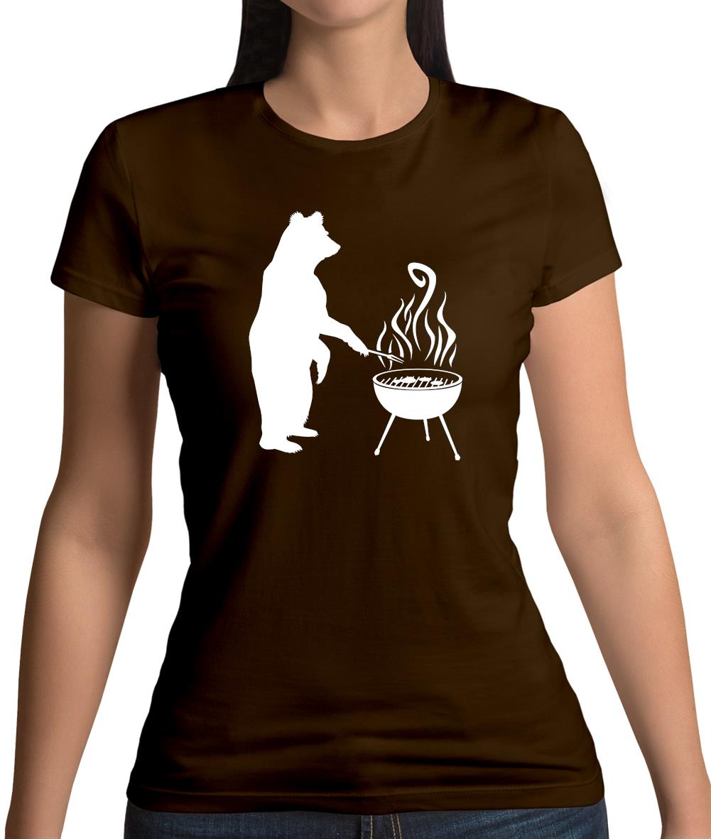 BBQ Bear Womens T-Shirt BBQ Bear Womens T-Shirt