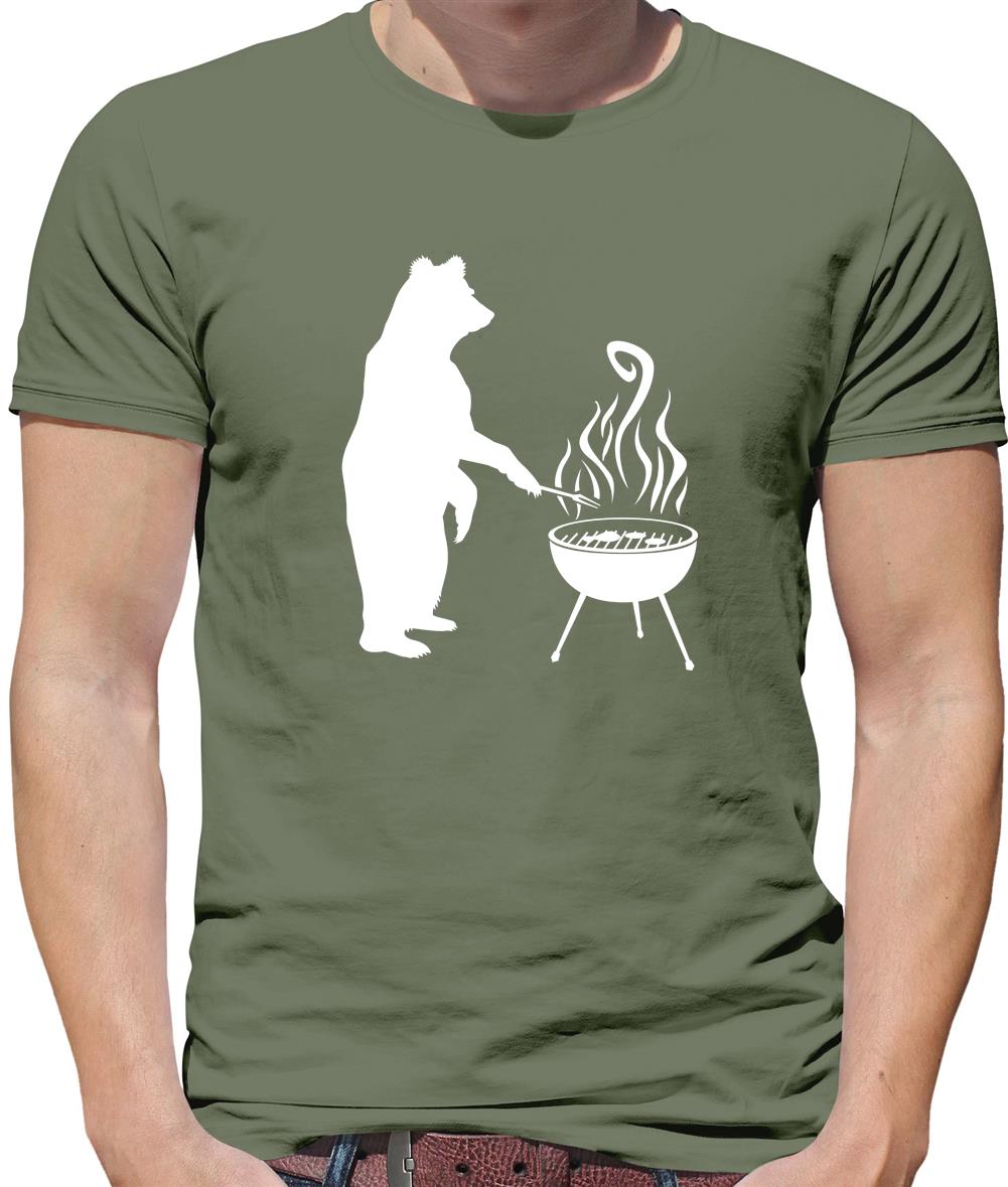BBQ Bear Mens T-Shirt BBQ Bear Mens T-Shirt