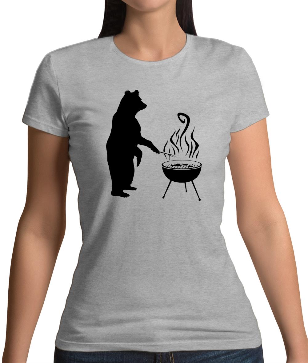 BBQ Bear Womens T-Shirt BBQ Bear Womens T-Shirt