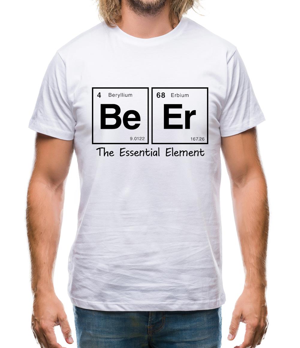 Beer The Essential Element Mens T-Shirt Beer The Essential Element Mens T-Shirt