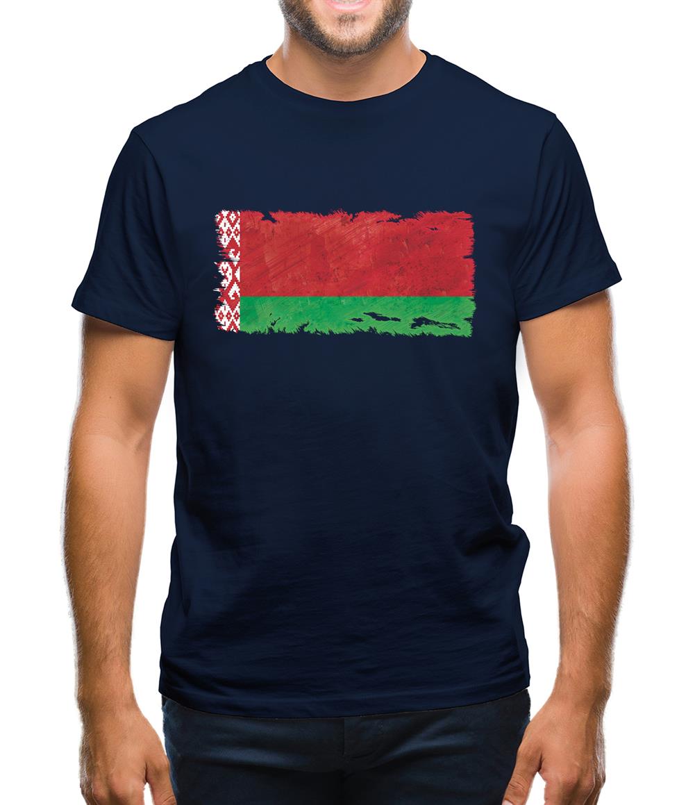 Belarus Grunge Style Flag Mens T-Shirt Belarus Grunge Style Flag Mens T-Shirt