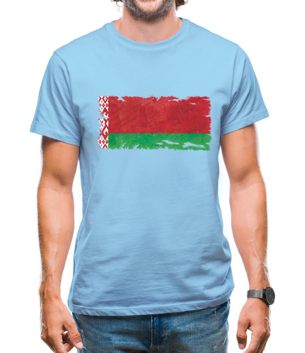 Belarus Grunge Style Flag Mens T-Shirt Belarus Grunge Style Flag Mens T-Shirt