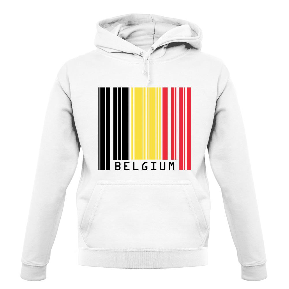 Belgium Barcode Style Flag unisex hoodie Belgium Barcode Style Flag unisex hoodie