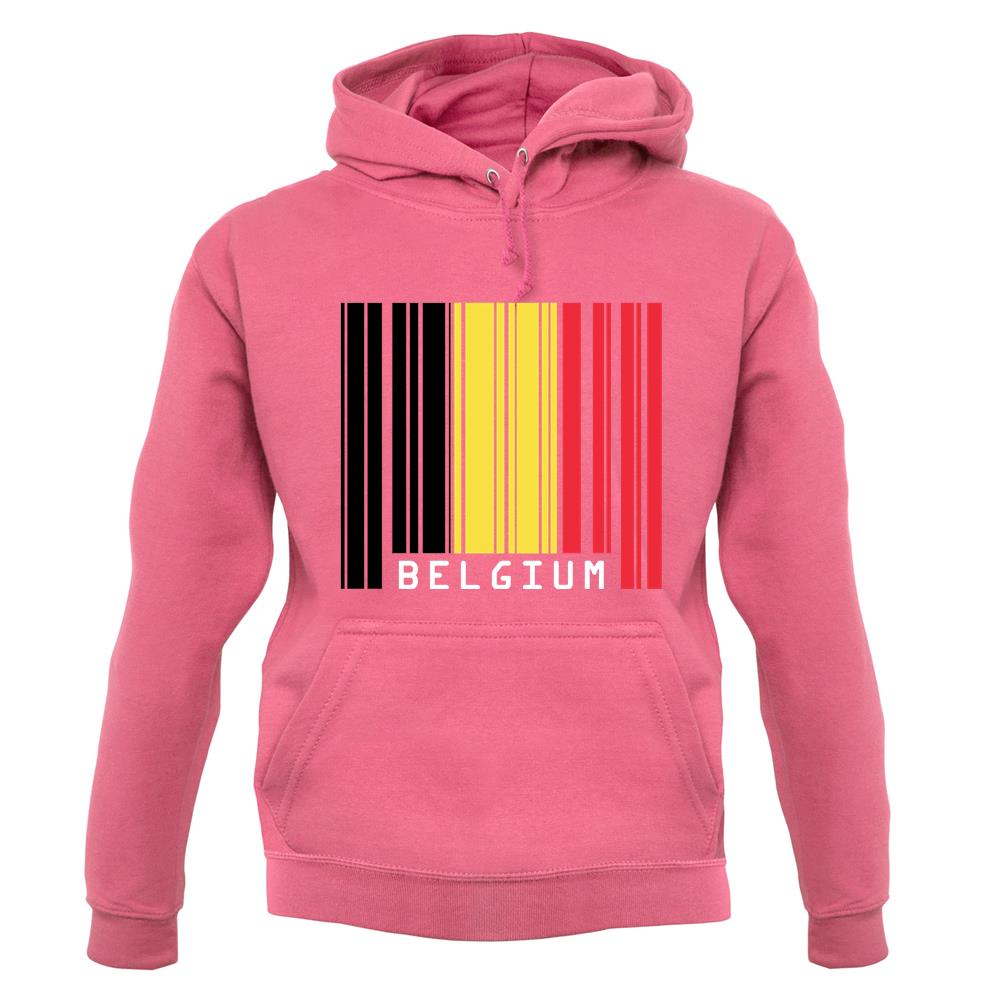 Belgium Barcode Style Flag unisex hoodie Belgium Barcode Style Flag unisex hoodie