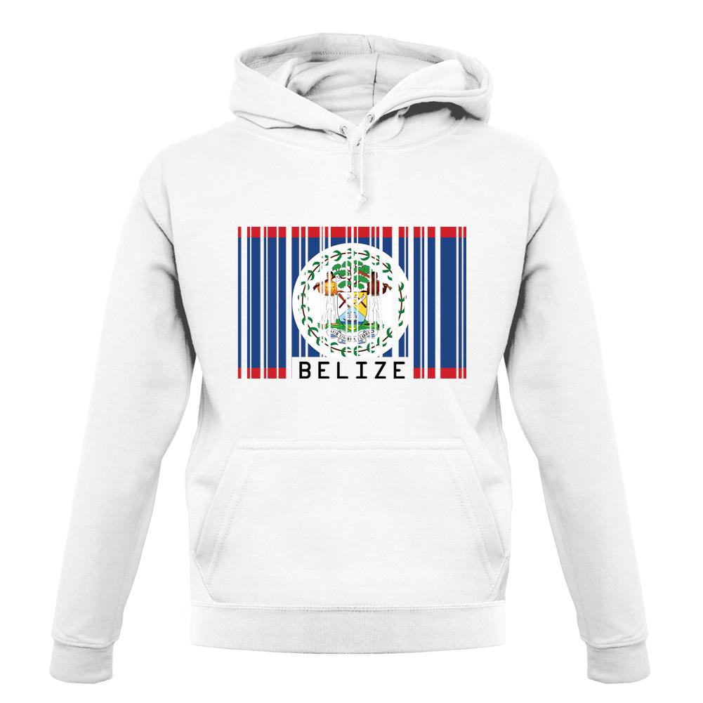 Belize Barcode Style Flag unisex hoodie Belize Barcode Style Flag unisex hoodie