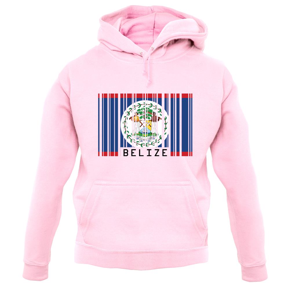 Belize Barcode Style Flag unisex hoodie Belize Barcode Style Flag unisex hoodie