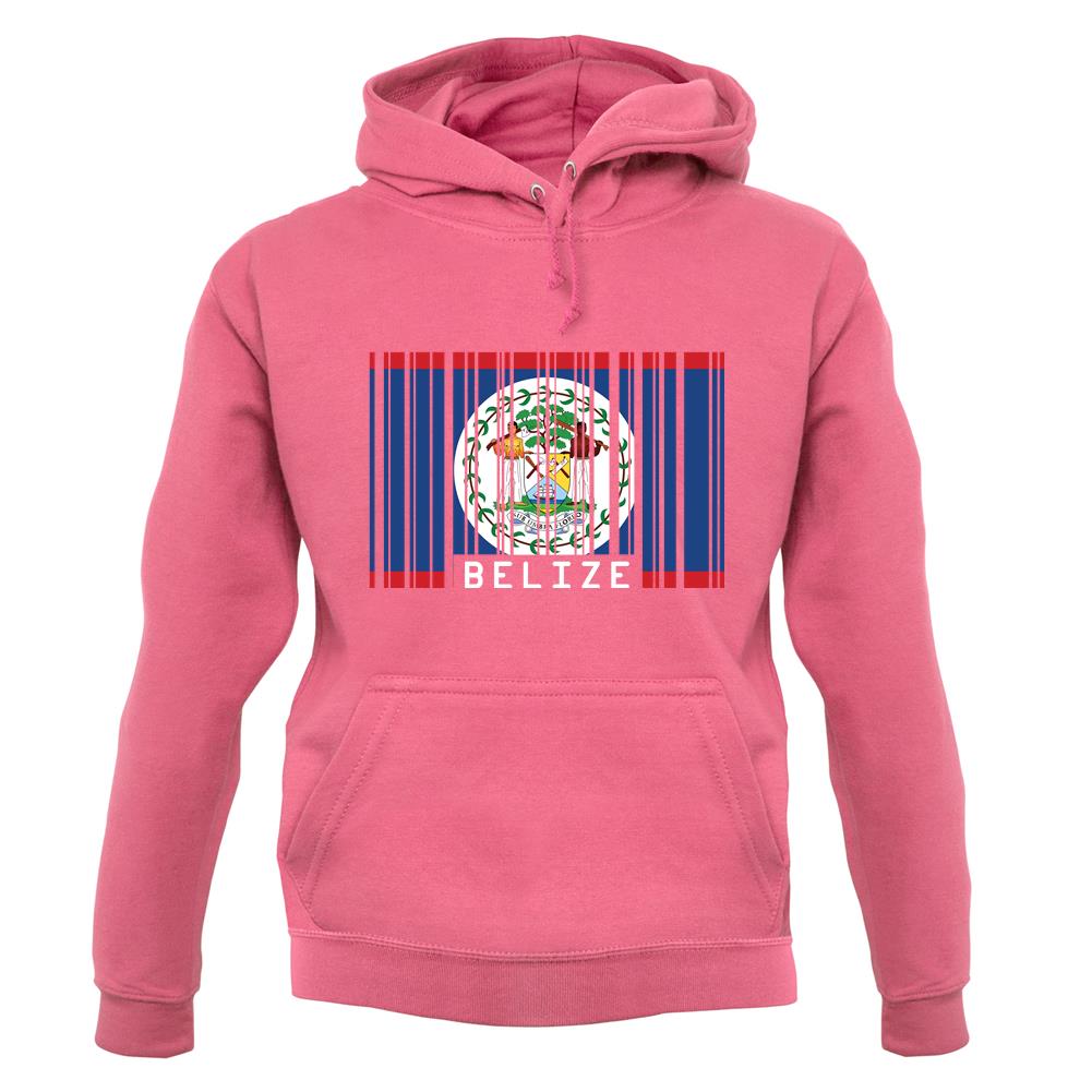 Belize Barcode Style Flag unisex hoodie Belize Barcode Style Flag unisex hoodie