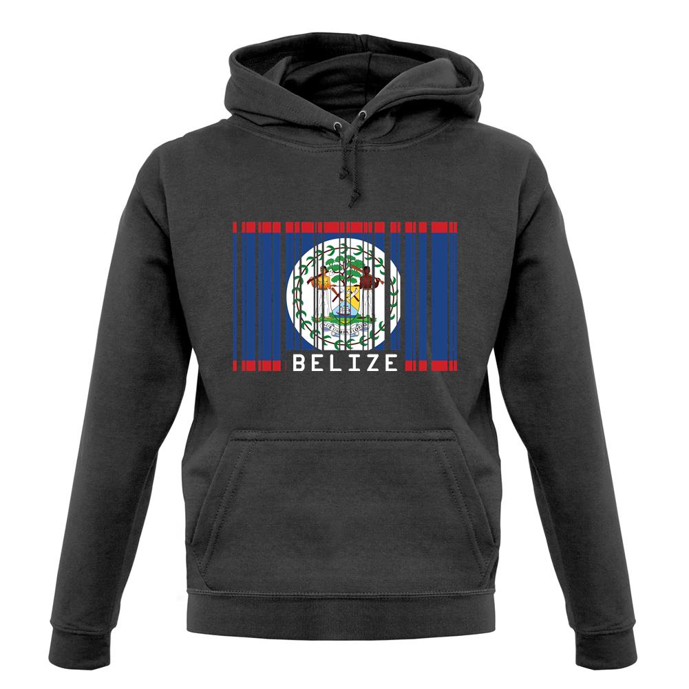 Belize Barcode Style Flag unisex hoodie Belize Barcode Style Flag unisex hoodie