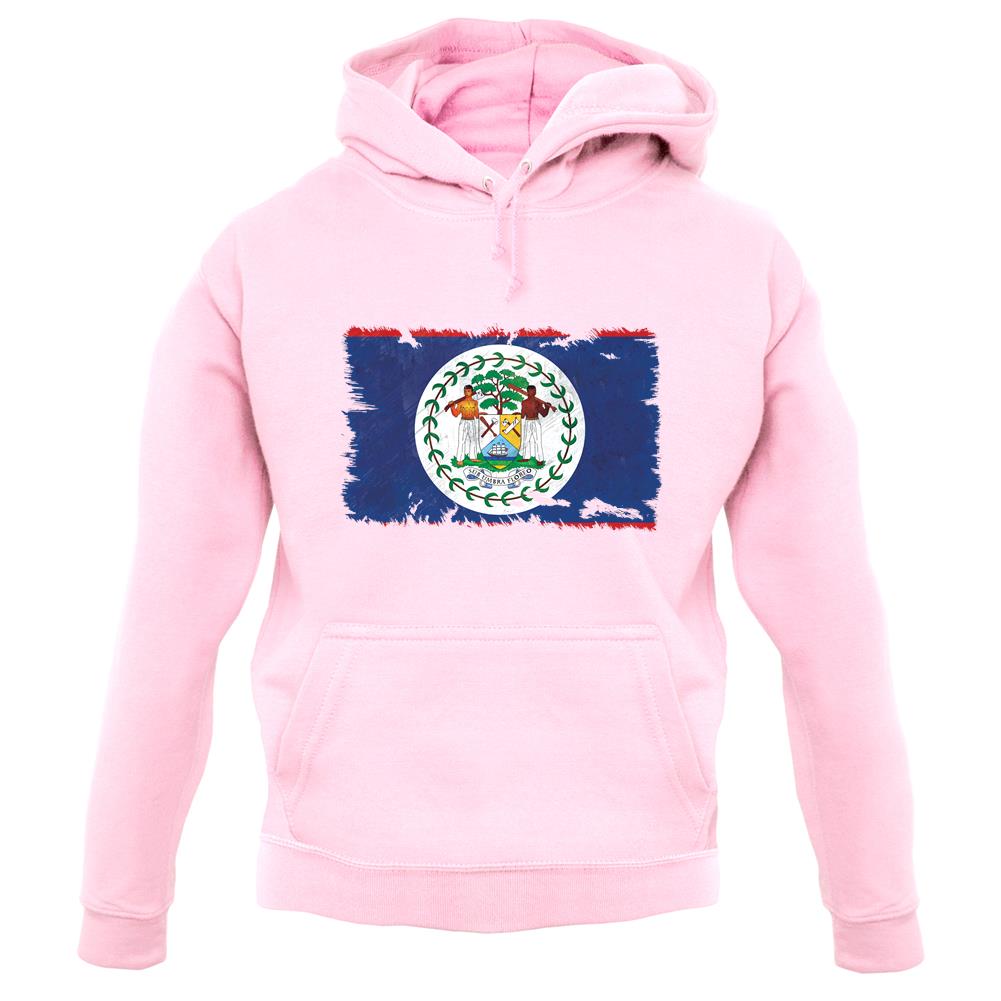 Belize Grunge Style Flag unisex hoodie Belize Grunge Style Flag unisex hoodie