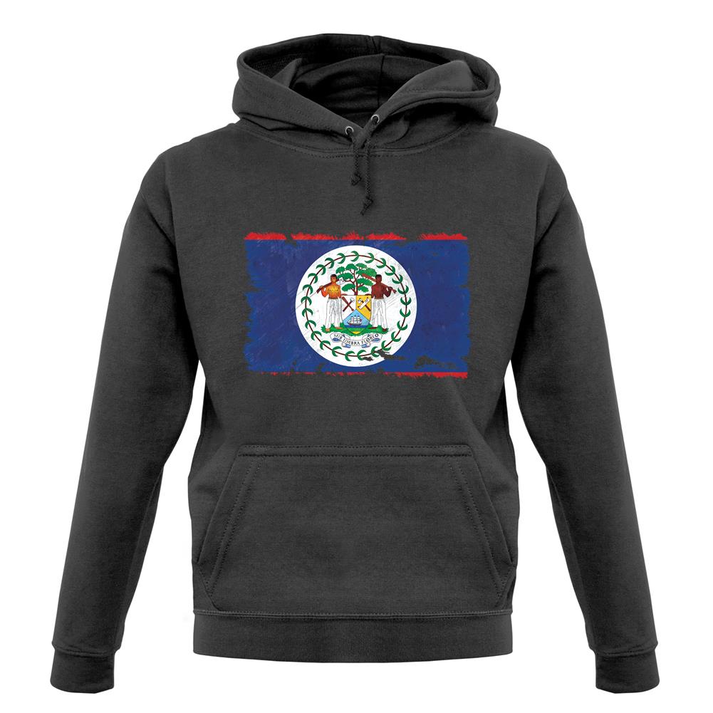 Belize Grunge Style Flag unisex hoodie Belize Grunge Style Flag unisex hoodie