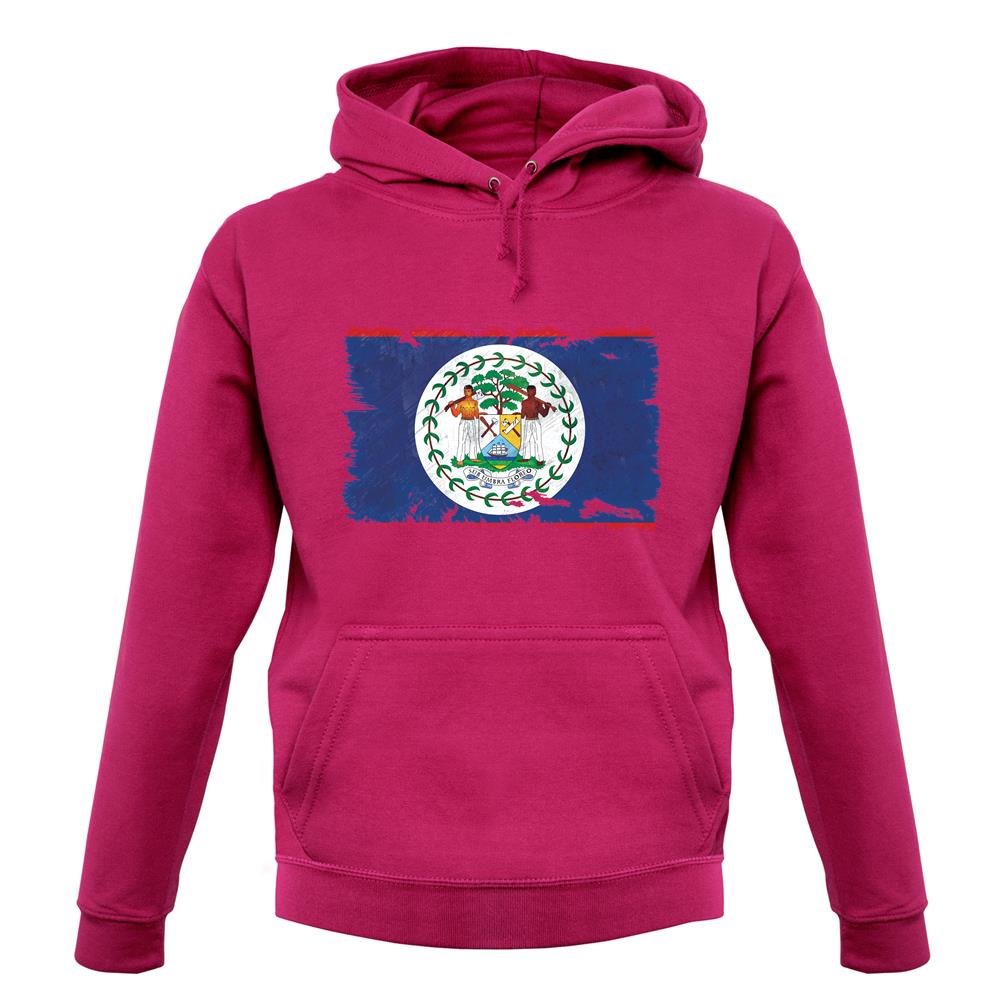 Belize Grunge Style Flag unisex hoodie Belize Grunge Style Flag unisex hoodie