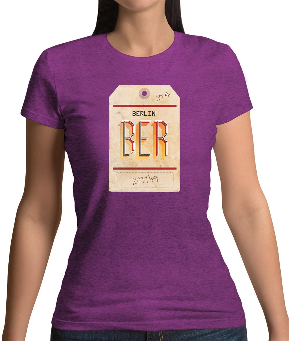 Berlin Tag Womens T-Shirt Berlin Tag Womens T-Shirt
