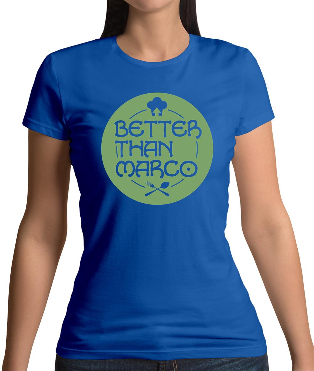 Better Than Marco Womens T-Shirt Better Than Marco Womens T-Shirt
