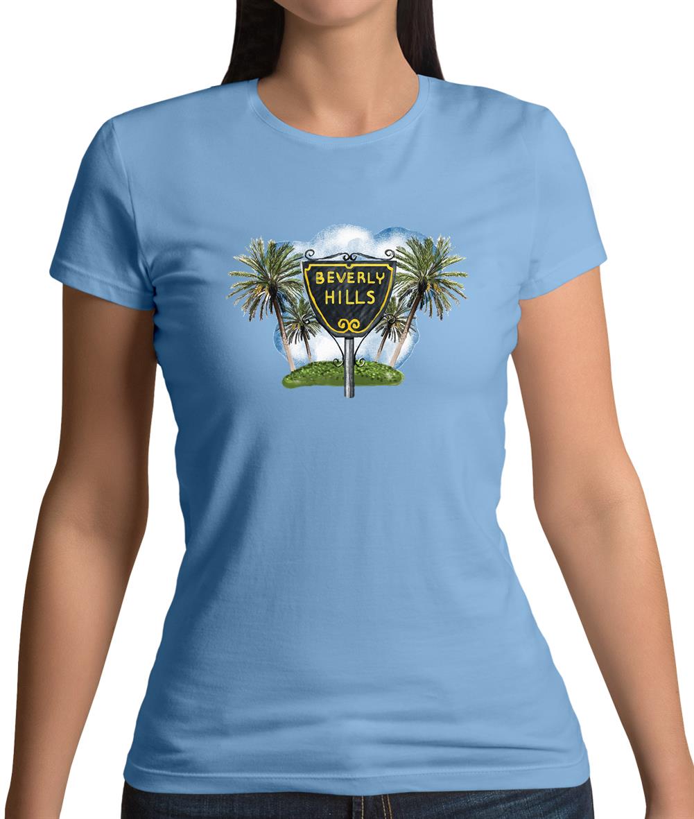 Beverly Hills Sign Womens T-Shirt Beverly Hills Sign Womens T-Shirt