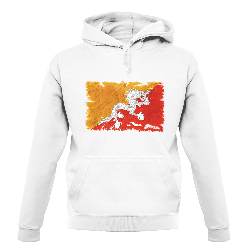 Bhutan Grunge Style Flag unisex hoodie Bhutan Grunge Style Flag unisex hoodie