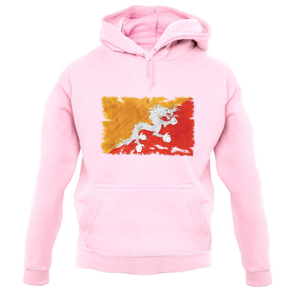 Bhutan Grunge Style Flag unisex hoodie Bhutan Grunge Style Flag unisex hoodie