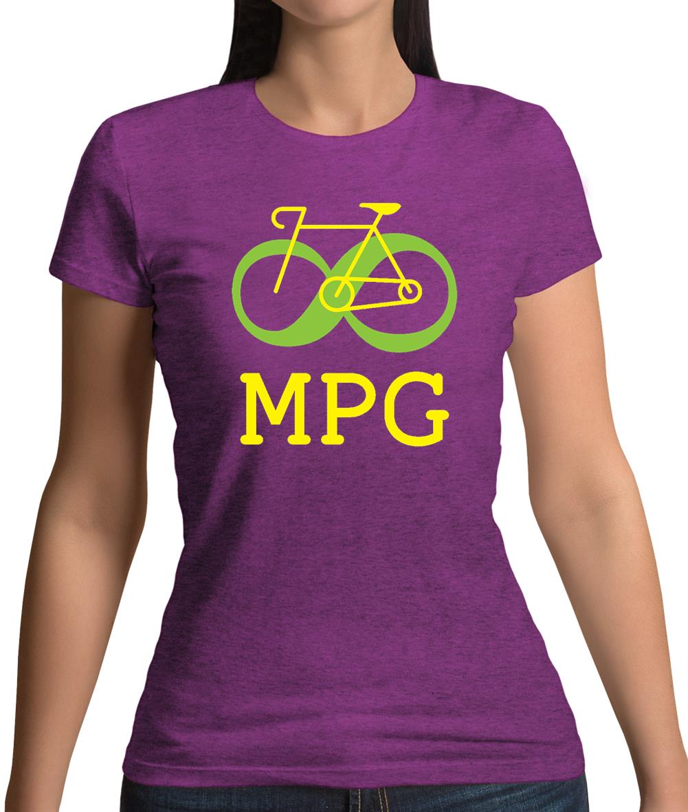 Bicycle Infinity Mpg Womens T-Shirt Bicycle Infinity Mpg Womens T-Shirt