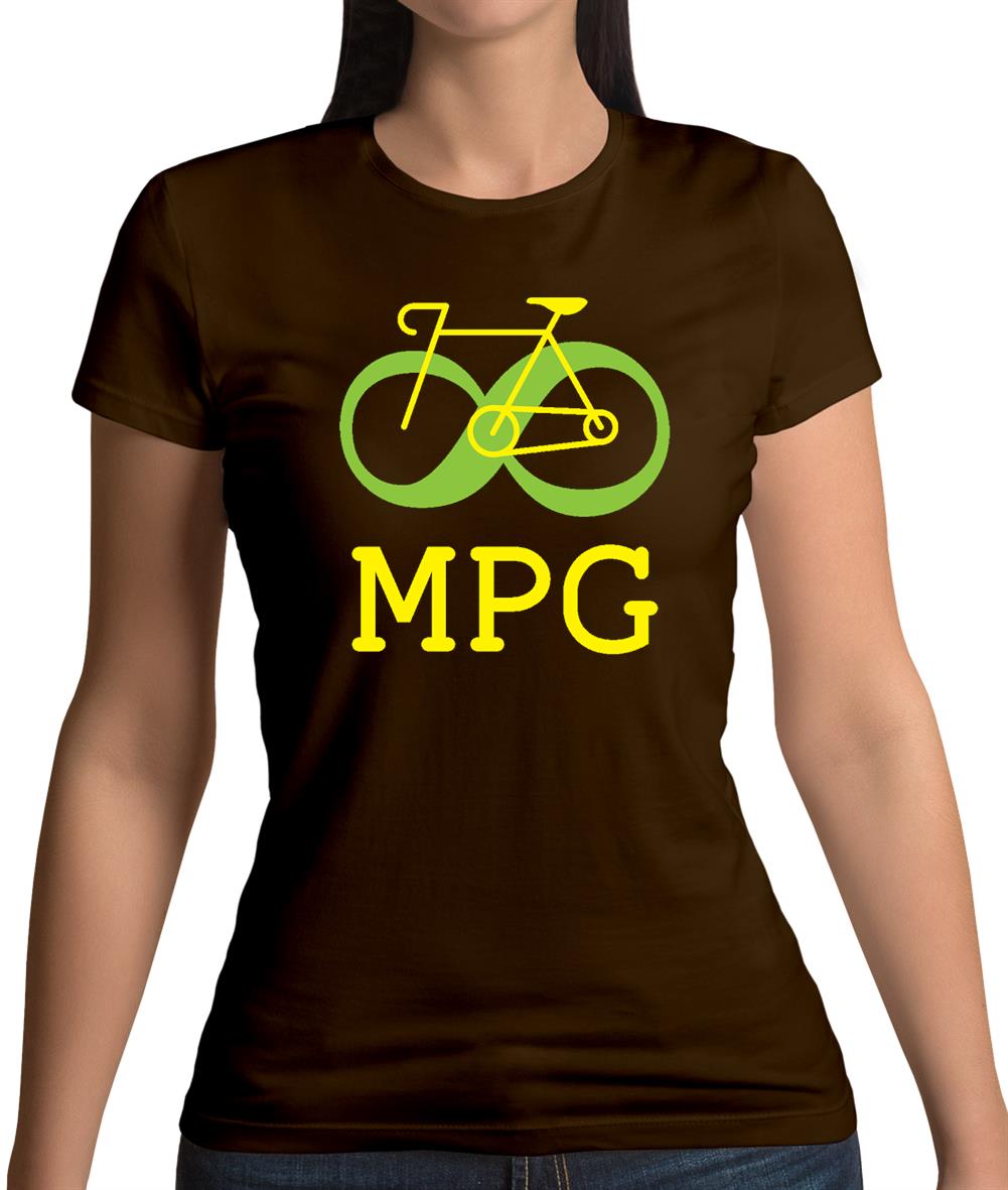 Bicycle Infinity Mpg Womens T-Shirt Bicycle Infinity Mpg Womens T-Shirt