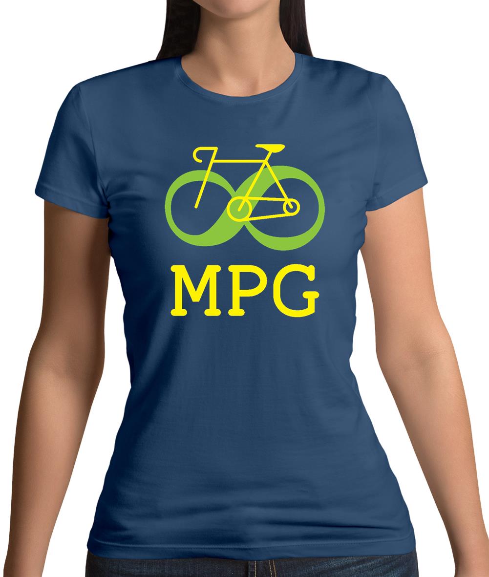 Bicycle Infinity Mpg Womens T-Shirt Bicycle Infinity Mpg Womens T-Shirt