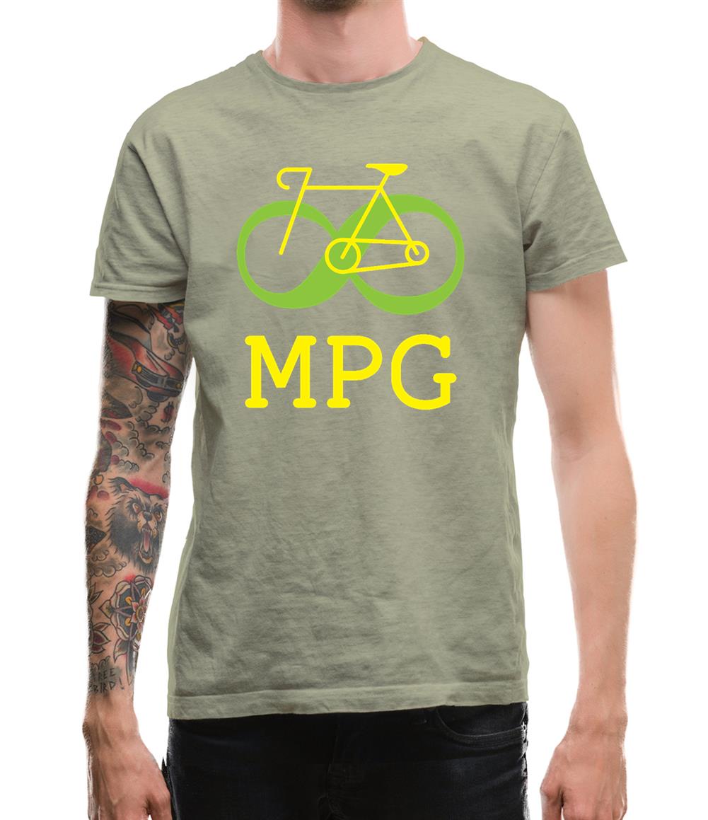 Bicycle Infinity Mpg Mens T-Shirt Bicycle Infinity Mpg Mens T-Shirt