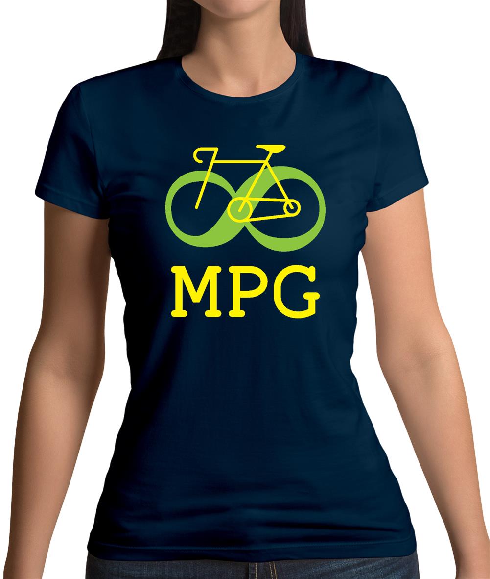 Bicycle Infinity Mpg Womens T-Shirt Bicycle Infinity Mpg Womens T-Shirt