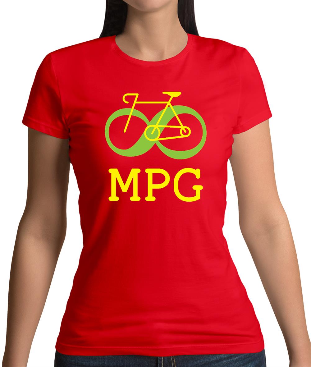 Bicycle Infinity Mpg Womens T-Shirt Bicycle Infinity Mpg Womens T-Shirt
