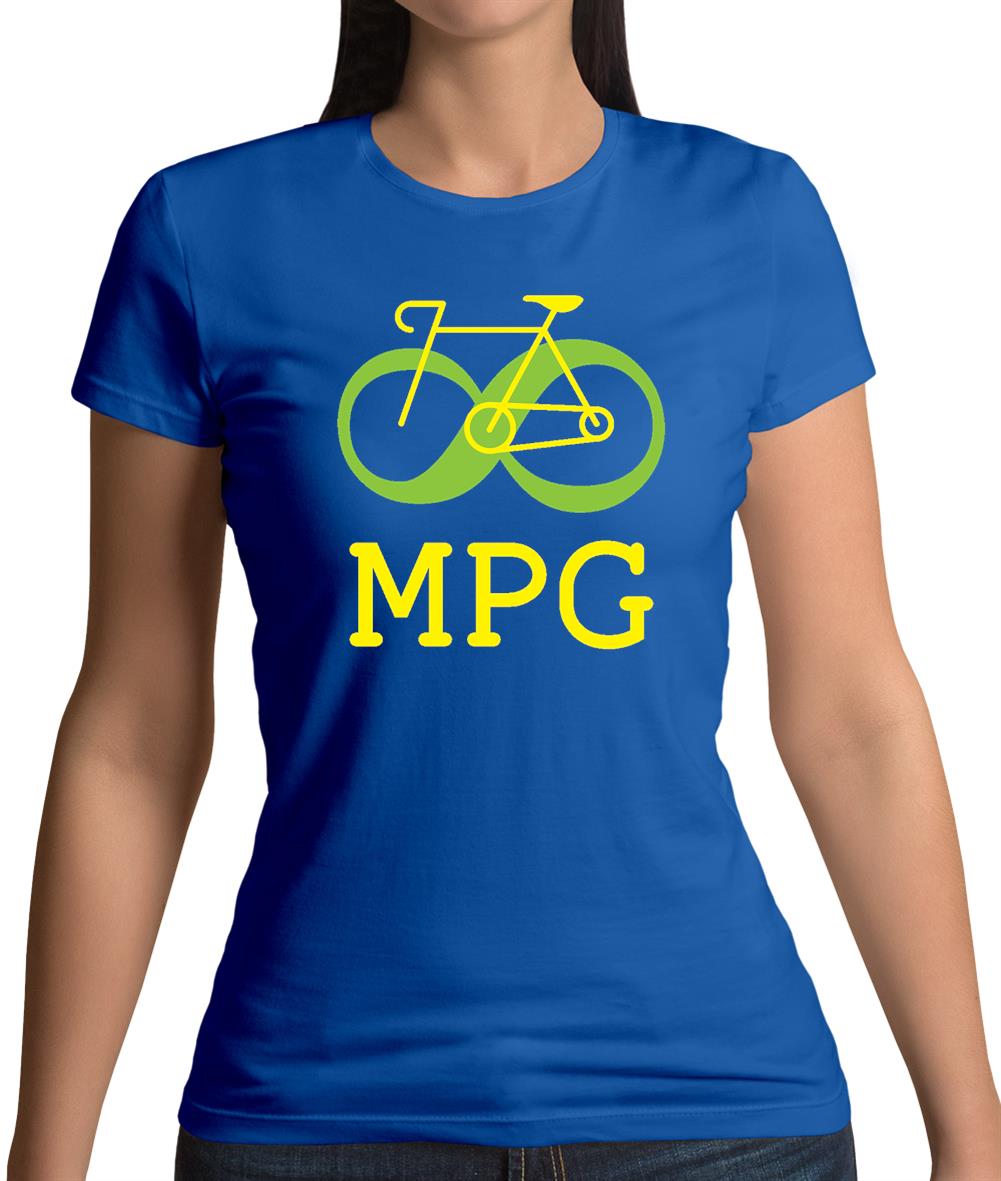 Bicycle Infinity Mpg Womens T-Shirt Bicycle Infinity Mpg Womens T-Shirt