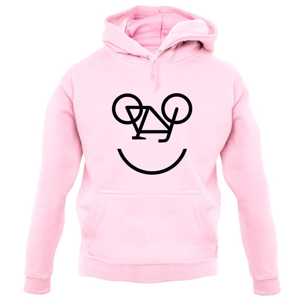 Bicycle Smiley Face unisex hoodie Bicycle Smiley Face unisex hoodie