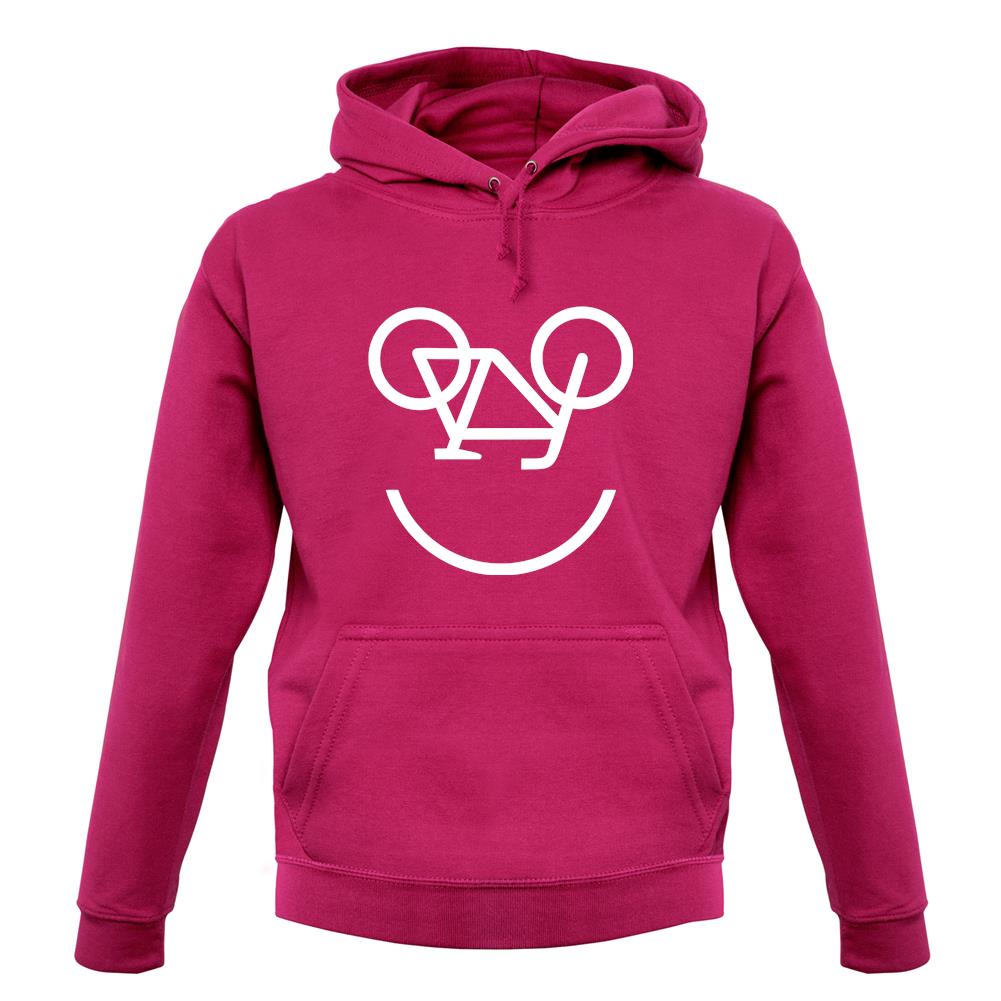Bicycle Smiley Face unisex hoodie Bicycle Smiley Face unisex hoodie